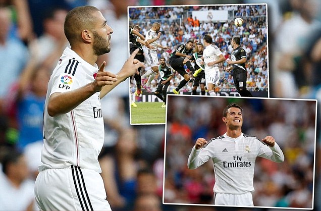 Ronaldo, Benzema Menangkan Madrid di Awal Musim La Liga